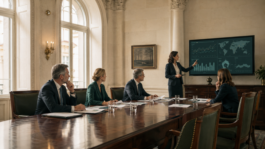 Insurance professionals assessing environmental risks – GOWISE Academy