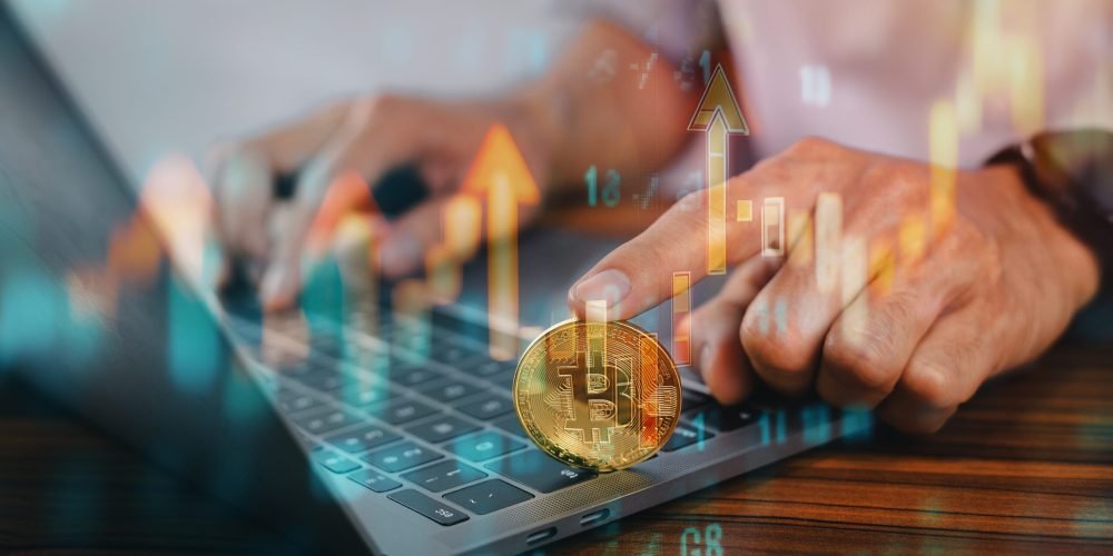 Businessman,Exploring,Bitcoin,Investment,Opportunities,To,Generate,Passive,Income,Through